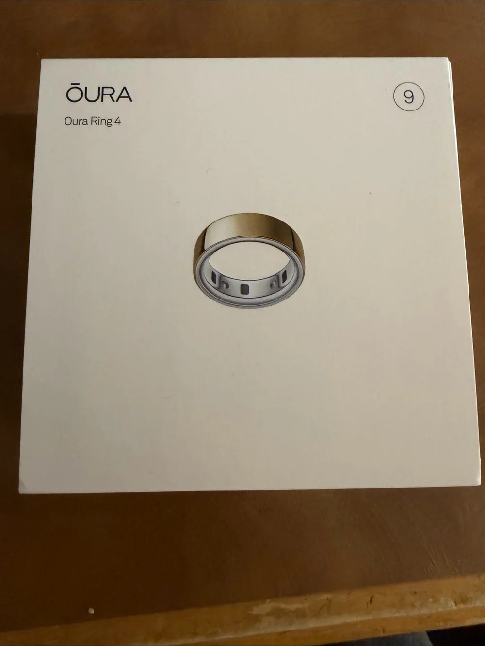 Oura Ring 4 - Gold Smart Ring- size 9 never opened.
